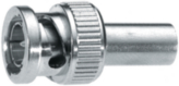 11 BNC-50-3-4/133 NE, Cable plug RG-58-C/U/GX-03272 50 Ohm, 4 GHz, Male, BNC BNC Straight, Huber+Suhner