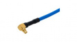 84032569  RF Connector, MMCX, Brass, Plug, Right Angle, 50Ohm, Soldering Terminal