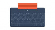 920-010177 Keyboard with iPhone Stand, Keys-To-Go, US English with €, QWERTY, USB, Bluetoot