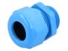 1.209.2502.50 Кабельный ввод; M25; IP68; Мат-л: полиамид; синий; Серия: HSK-K