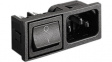 BZM27/Z0000/57B Plug C14 Faston 2.8 x 0.8 mm 10 A/250 VAC Black Snap-In L + N + PE