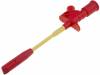 AX-CP-04-R Clip-on probe; with puncturing point; 10A; red; 4mm