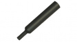 DERAY-I 3/64" BLACK Heat-shrink tubing black 1.2 mm x 0.6 mm