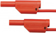 VSFK 6001 / 2.5 / 50 / RT Безопасный измерительный вывод ø 4 mm красный 50 cm CAT III