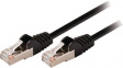 CCGP85121BK025 Network Cable CAT5e SF/UTP 250 mm Black