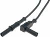 2357-IEC-100-SW, Измерительный провод; 1м; черный; 36А; Сечен.провода:2,5мм2, Electro-PJP