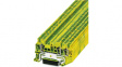 3031144 ST 1,5-TWIN-PE feed-through terminal block, 0.08...1.5 mm2 green-yellow