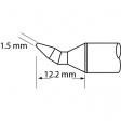 SFV-CHB15 Паяльный наконечник Долотообразное изогнутый 1.5 mm