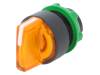 ZB5AK1253 Switch: rotary; 2-position; 22mm; orange; Illumin: LED; IP66; O22mm