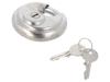 K16070A3 Замок; нержавеющая сталь; круглая,навесной; A: 70мм; С: 10мм