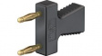 63.9354-21 Jumper Plug 2mm Black 10A 70V Gold-Plated