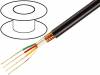 C255, Провод: микрофонный; 2x0,22мм2; черный; OFC; ПВХ; -15?70°C; O5мм, Tasker