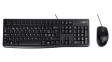 920-002535 Keyboard and Mouse, 1000dpi, MK120, BG Bulgaria, QWERTY/CYRILLIC, Cable