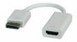 12033144 Video Cable Adapter, DisplayPort Plug - HDMI Socket 150mm