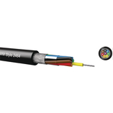 UL-LIYCY 6XAWG24, 2464/1061 [100 м], Control Cable 0.22 mm\x1a Semi-Rigid PVC Shielded 100 m Black, Kabeltronik