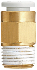 KQ2H10-02AS, Straight plug-in connector R1/4^-10.0 mm, SMC PNEUMATICS