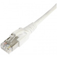 653908 Patch cable RJ45 Cat.6<sub>A</sub> S/FTP 1 m белый