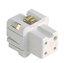 CKFD 03, female insert, 3 poles + PE, ILME