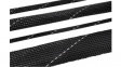 HEGPV008 PBT BKIDWH 100 Cable Sleeving 7...13 mm black/white - 170-30800