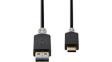 CCBP61600AT10 USB 3.1 Cable USB C Plug - USB A Plug 1m Anthracite