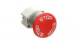 704.075.3 Stop Switch Actuator, Red, IP65, Latching Function