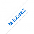 MKE-233BZ Этикеточная лента 12 mm синий на белом