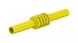 66.9123-24 Lead Coupler diam. 4mm Yellow 32A 1kV Brass