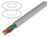 11128 Wire; stranded; Cu; JB-750; 5G6mm2; unshielded; grey; PVC; 450/750V