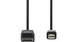 CCGP37400BK30 Mini DisplayPort- DisplayPort Cable Mini DisplayPort Male - DisplayPort Male 3m