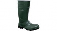 GIGN2VE44 PVC Safety Boot Size 44 Green
