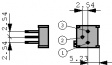 3296P-1-500LF Многоповоротный потенциометр Cermet 50 Ω линейный 500 mW