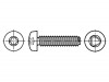 2027607 Винт; для металла; 4x12; Головка: цилиндрическая; Torx®; сталь