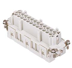 JSEF 24, female insert, 24 poles +PE, ILME