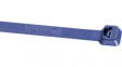 PLT2S-C186 Metal Detectable Cable Tie 186x4.8mm 133N Polypropylene Blue