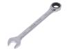 YT-0197, Ключ; комбинированный,с трещоткой; 16мм; хром-ванадиевая сталь, YATO