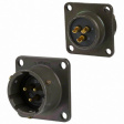 MS3112E-12-3P Appliance plug with flange