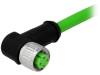 21349500405100, Вилка; M12; PIN:4; "мама"; код D-Ethernet; 10м; изоляция: ПВХ, Harting