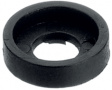 72030599 Screw rosette, black