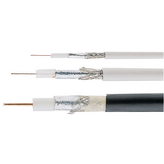 24910111 [100 м], Coaxial cable&nbsp;&nbsp; 1 x0.65 mm Copper wire blank white, Bedea