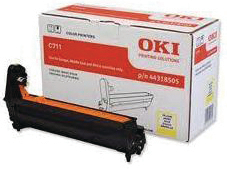 44318505, Drum yellow, Oki