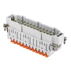 JSHM 24 N, male insert, 48 poles + PE&nbsp;&nbsp;(2 inserts), ILME