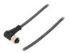 SAIL-M12BW-5-10U, Соединительный кабель; M12; PIN: 5; угловой; 10м; вилка; 125ВAC; 4А, Weidmuller