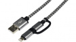 EX-K1400 Cable, 1 m, USB-Micro-B Male / Lightning