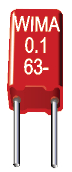 MKS0C032200C00KSSD, Конденсатор: полиэфирный; 220нФ; 63В; Шаг:2,5мм; ±10%; Монтаж: THT, Wima