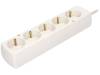 PS-570S-5.0, Сетевой удлинитель; Гнезда:5; ПВХ; белый; 3x1мм2; 5м; 10А, JONEX