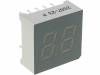 DC03-11SRWA Дисплей: LED; 7-сегментный; 7,6мм; 0,3"; II.зн: 2; красный; катод