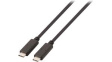 CCGP64700BK10 USB 3.1 Cable (Gen1) USB C Plug - USB C Plug 1m Black
