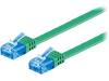 96352 Patch cord; U/UTP; 6a; многопров; Cu; ПВХ; зеленый; Дл.кабеля:7м