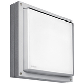 L 360 PLAN SILVER, Light fixture with sensor outdoor 26 W silver, Steinel