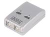 DA-70135-1, Переключатель USB на 2 ПК; USB 2.0, DIGITUS